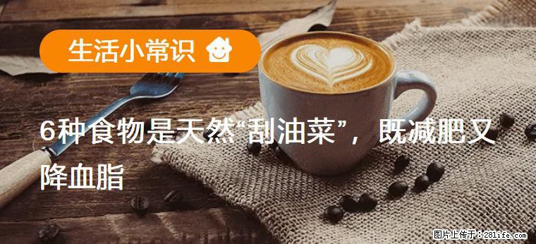 【生活小常识】6种食物是天然“刮油菜”,既减肥又降血脂 - 黔西南生活资讯 - 黔西南28生活网 qxn.28life.com